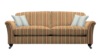 Grand Sofa. Baslow Stripe Gold - Grade B
